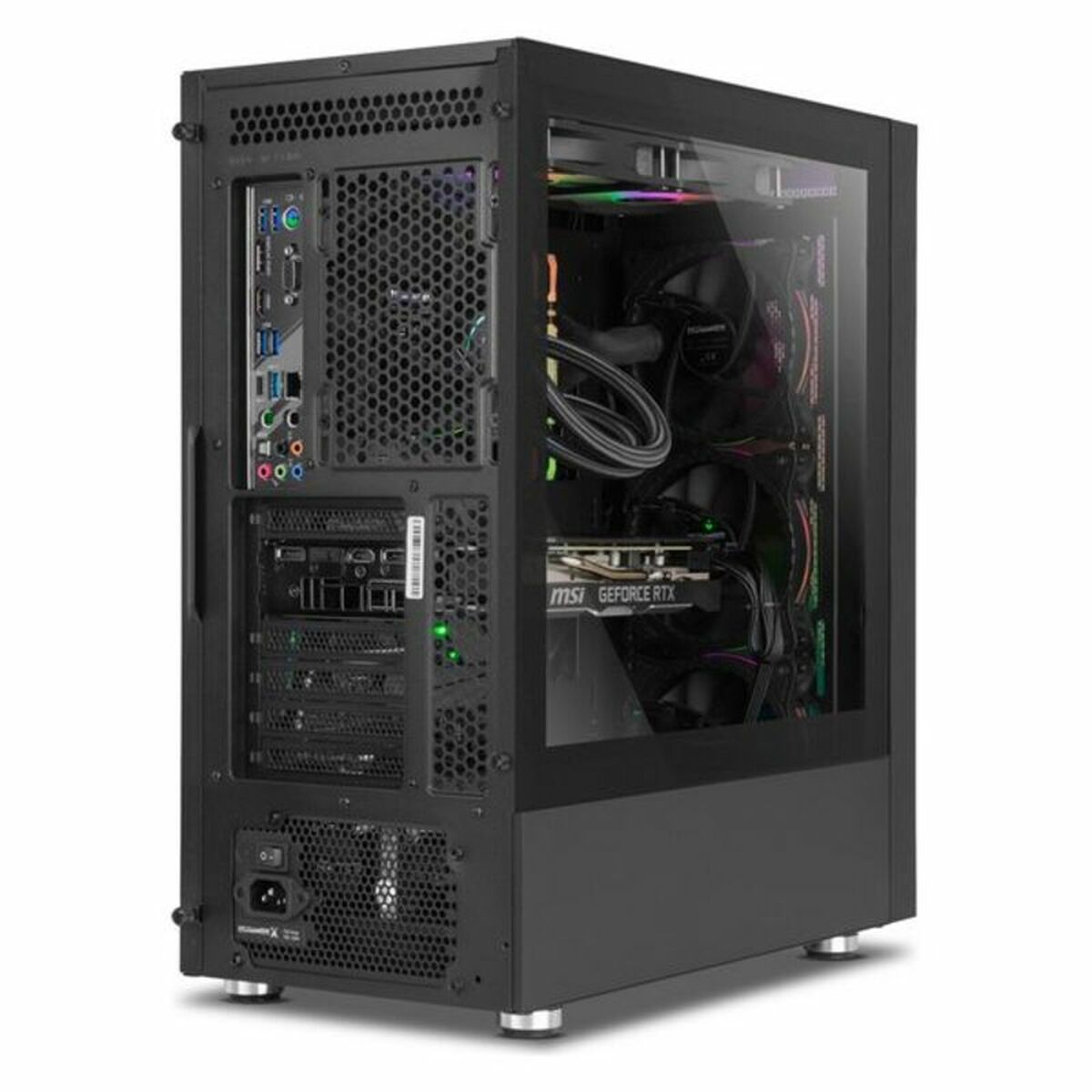ATX Semi-tower Korpus Nox-Xtreme Hummer Blaster Must